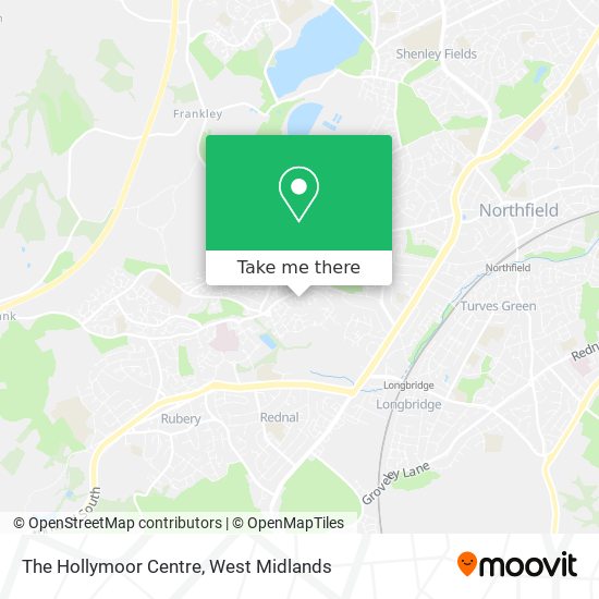 The Hollymoor Centre map