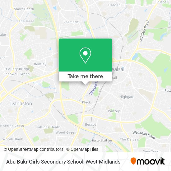 Abu Bakr Girls Secondary School map