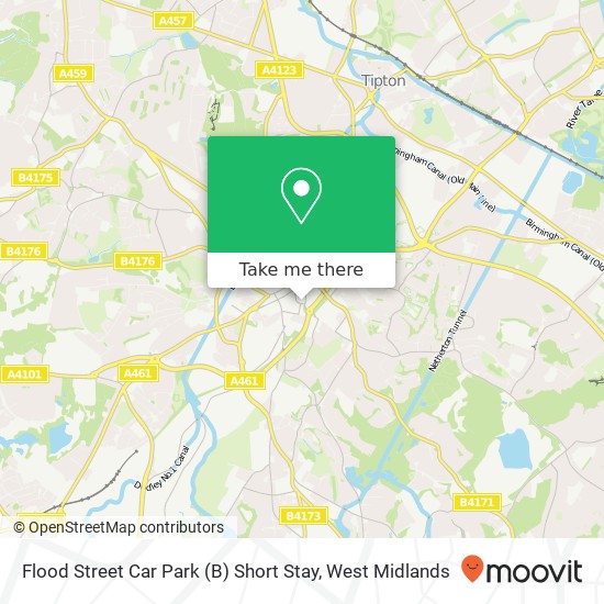 Flood Street Car Park (B) Short Stay map