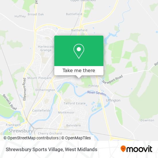Shrewsbury Sports Village map