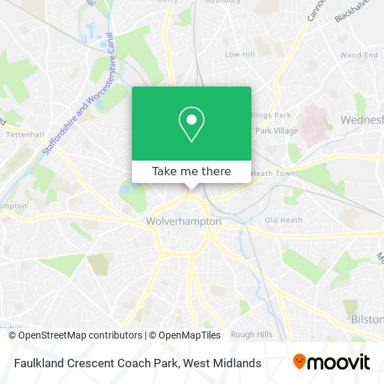 Faulkland Crescent Coach Park map