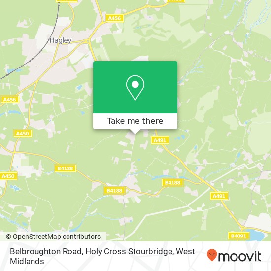 Belbroughton Road, Holy Cross Stourbridge map