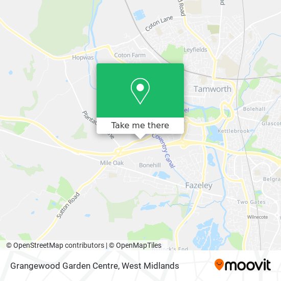 Grangewood Garden Centre map