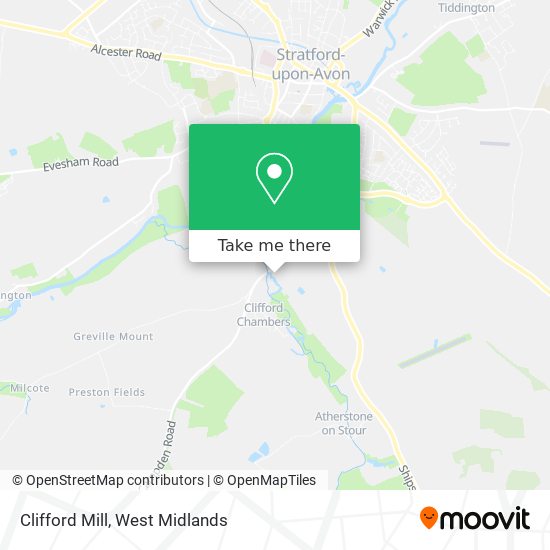 Clifford Mill map