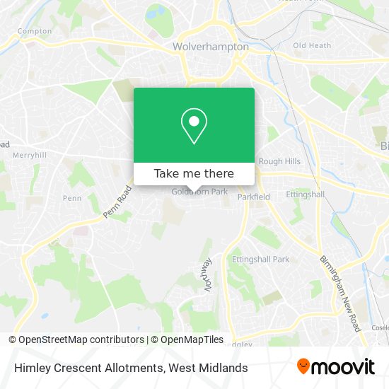 Himley Crescent Allotments map