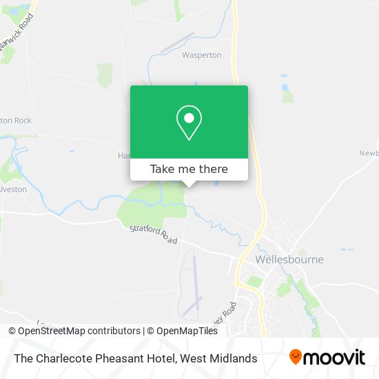 The Charlecote Pheasant Hotel map