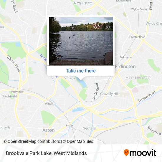 Brookvale Park Lake map