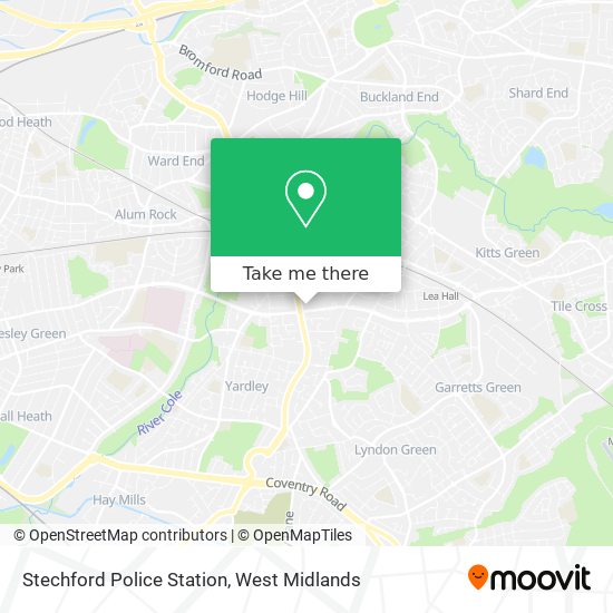 Stechford Police Station map