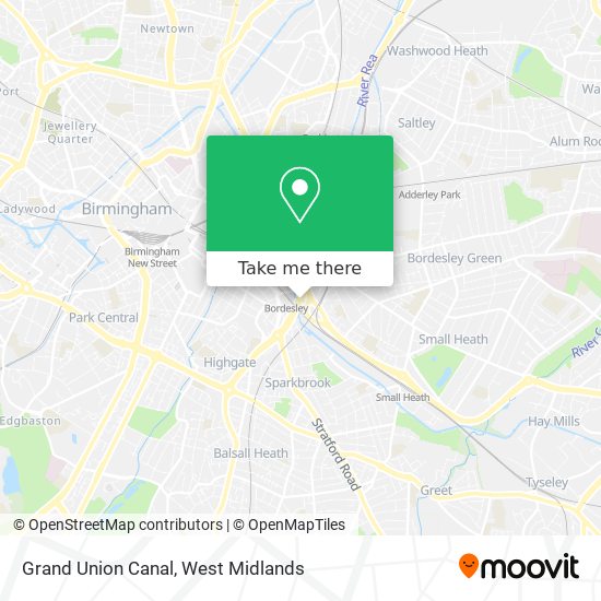 Grand Union Canal map