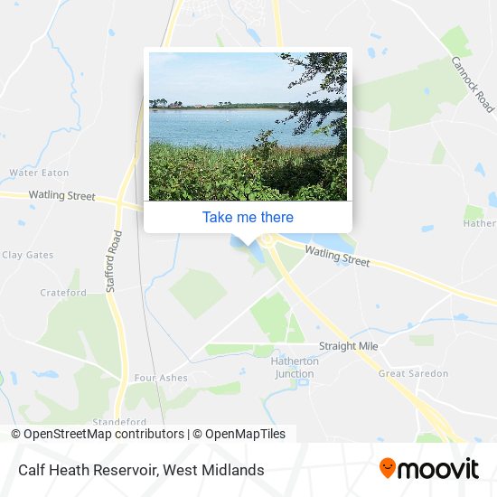 Calf Heath Reservoir map