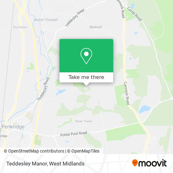Teddesley Manor map