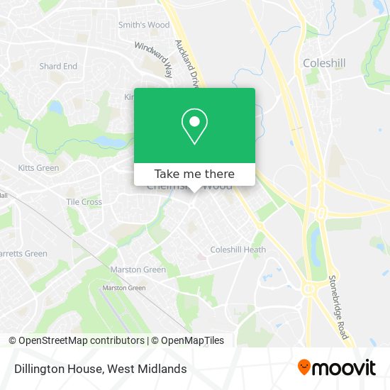 Dillington House map