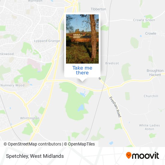 Spetchley map