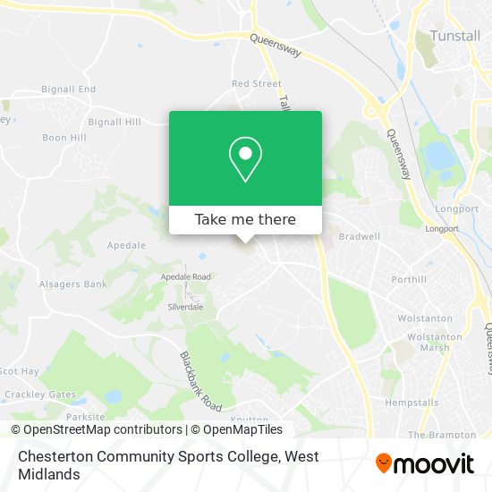 Chesterton Community Sports College map