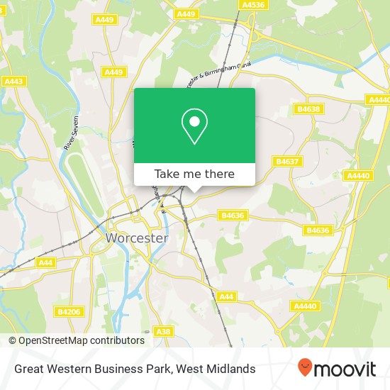 Great Western Business Park map