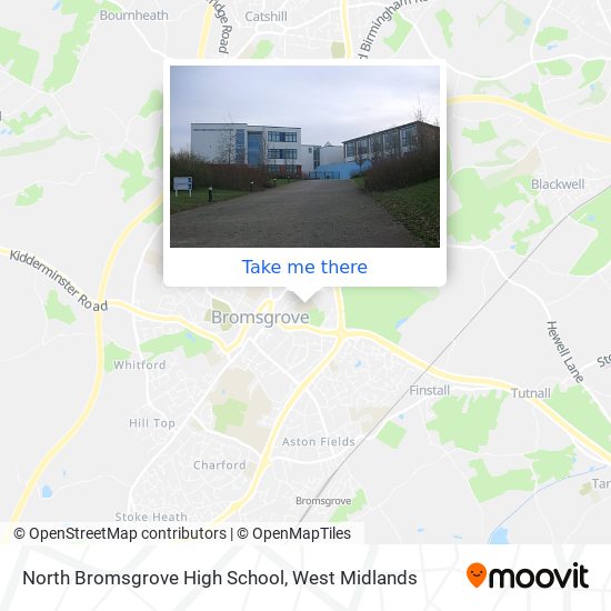North Bromsgrove High School map