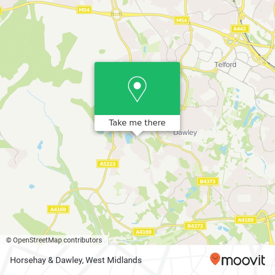 Horsehay & Dawley map