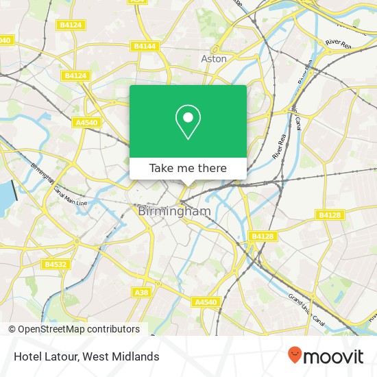 Hotel Latour map