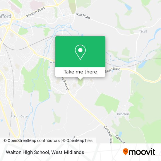 Walton High School map