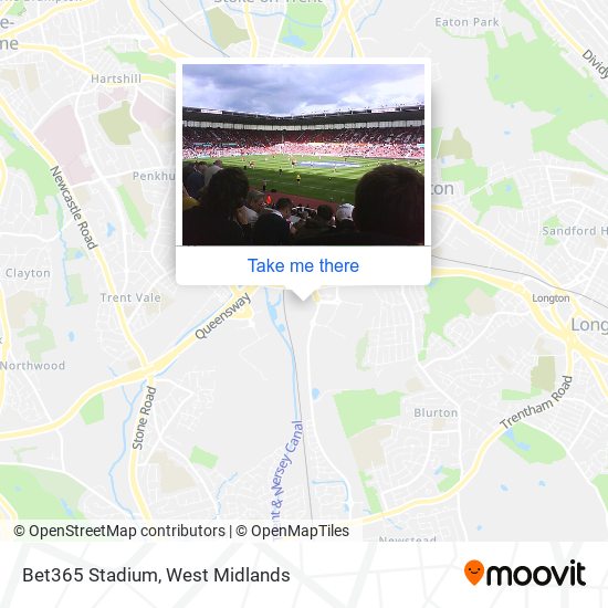 Bet365 Stadium map