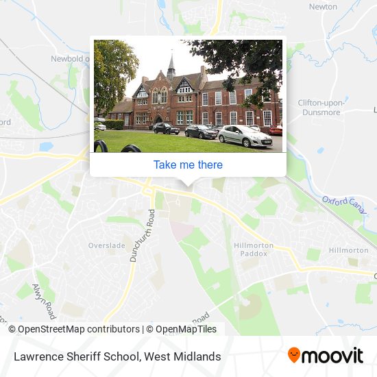 Lawrence Sheriff School map