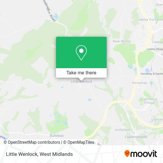 Little Wenlock map