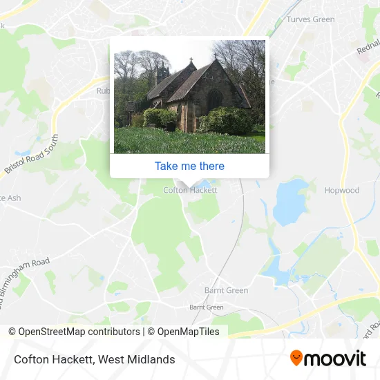 How to Get to Cofton Hackett by Bus or Train?