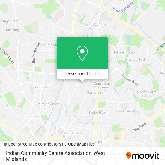 Indian Community Centre Association map