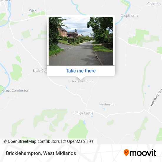 Bricklehampton map