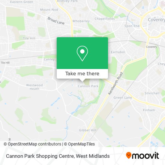 Cannon Park Shopping Centre map