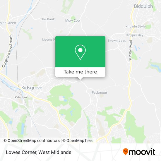 Lowes Corner map