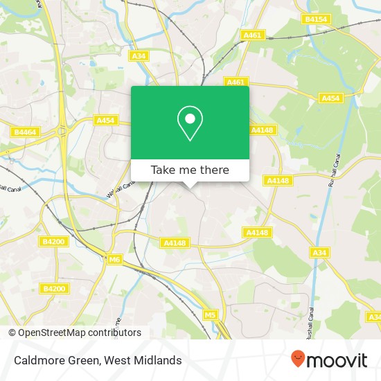 Caldmore Green map