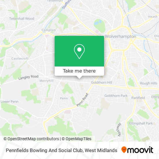 Pennfields Bowling And Social Club map