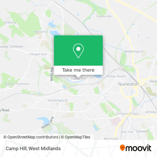 Camp Hill map