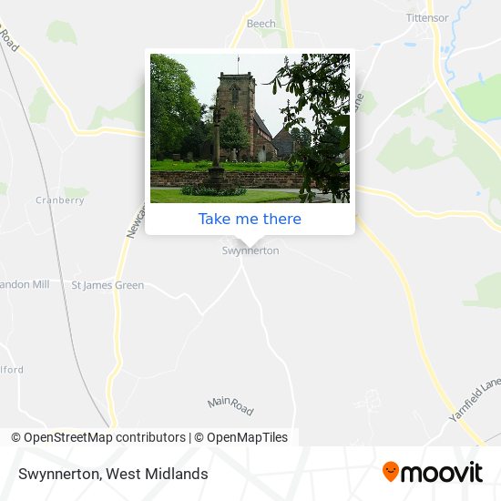Swynnerton map