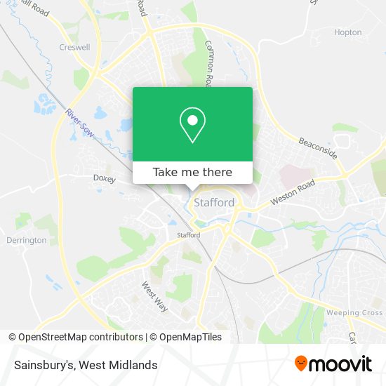 Sainsbury's map