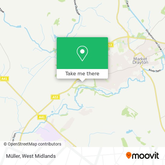 how to get to muller in market drayton by bus or train how to get to muller in market drayton by bus or train