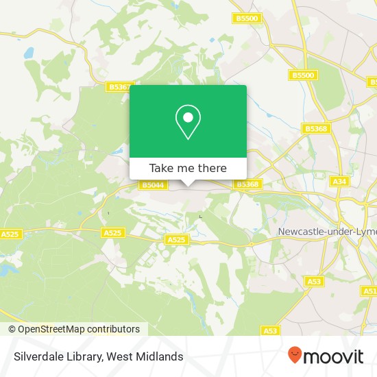 Silverdale Library map