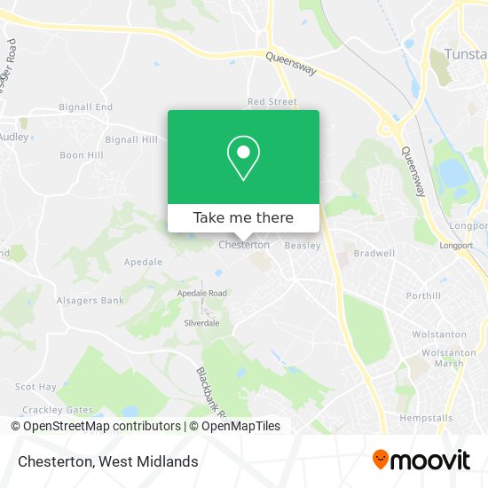 Chesterton map