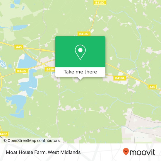 Moat House Farm map