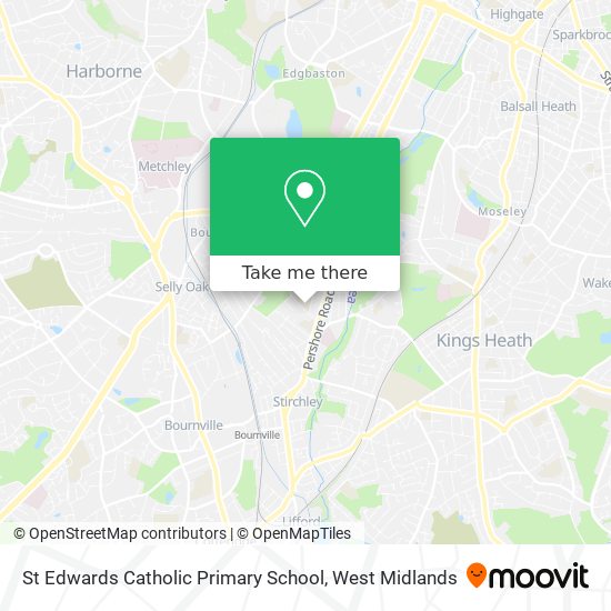 St Edwards Catholic Primary School map