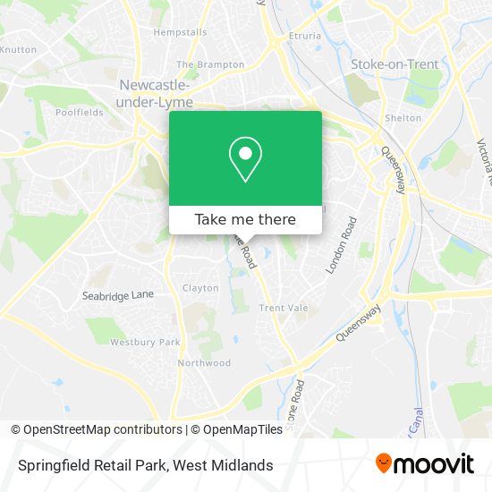 Springfield Retail Park map