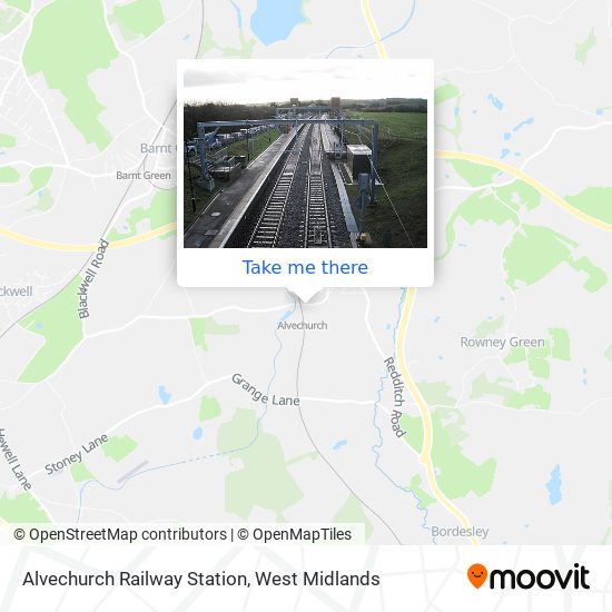 Alvechurch Railway Station map