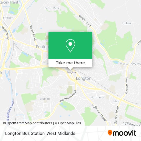 Longton Bus Station map