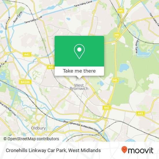 Cronehills Linkway Car Park map