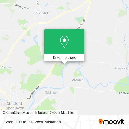 Ryon Hill House map