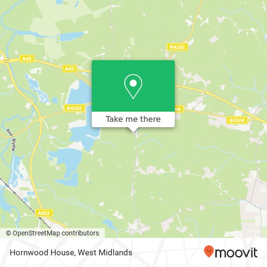 Hornwood House map