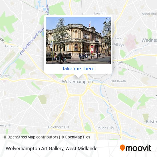 Wolverhampton Art Gallery map