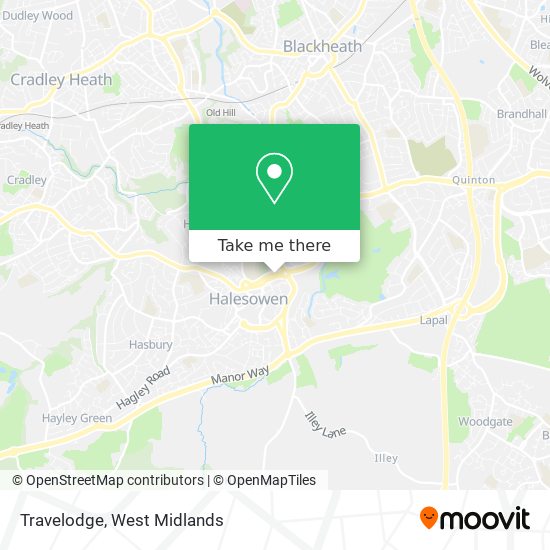 Travelodge map