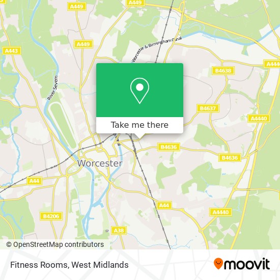 Fitness Rooms map